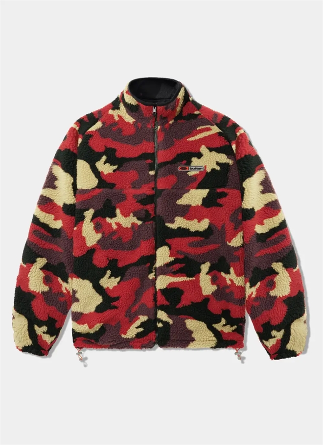 Butter Goods Camo Sherpa Jakke