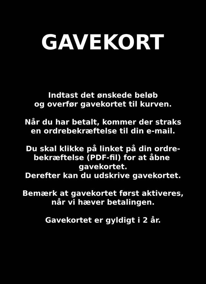 Gavekort